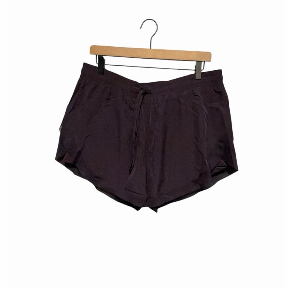 Halara Mid Rise Drawstring Contrast Mesh 2-in-1 Flowy Running Shorts 3" sz XL - Picture 2 of 9